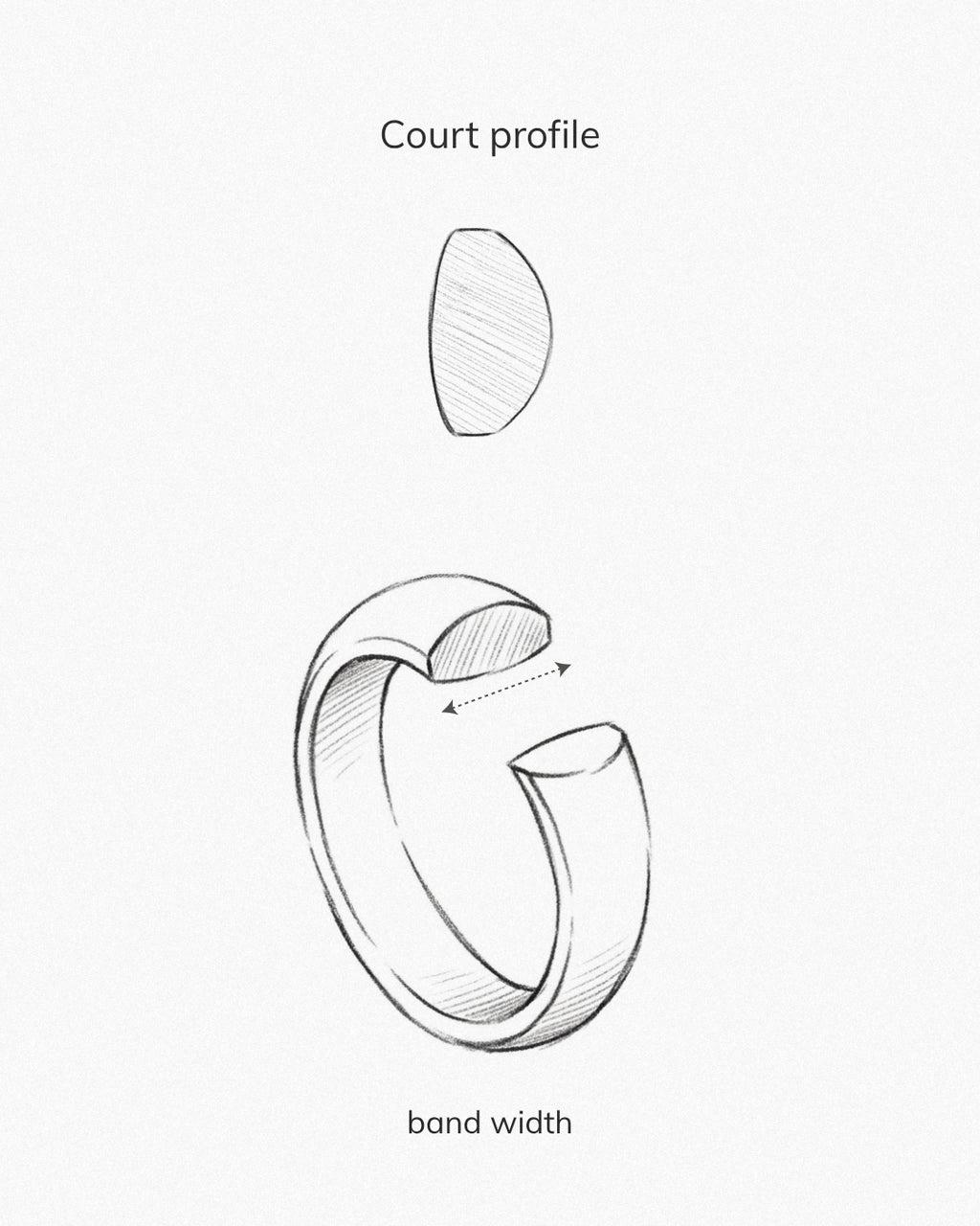18ct Hazelnut Gold Wedding Band, 2.5mm