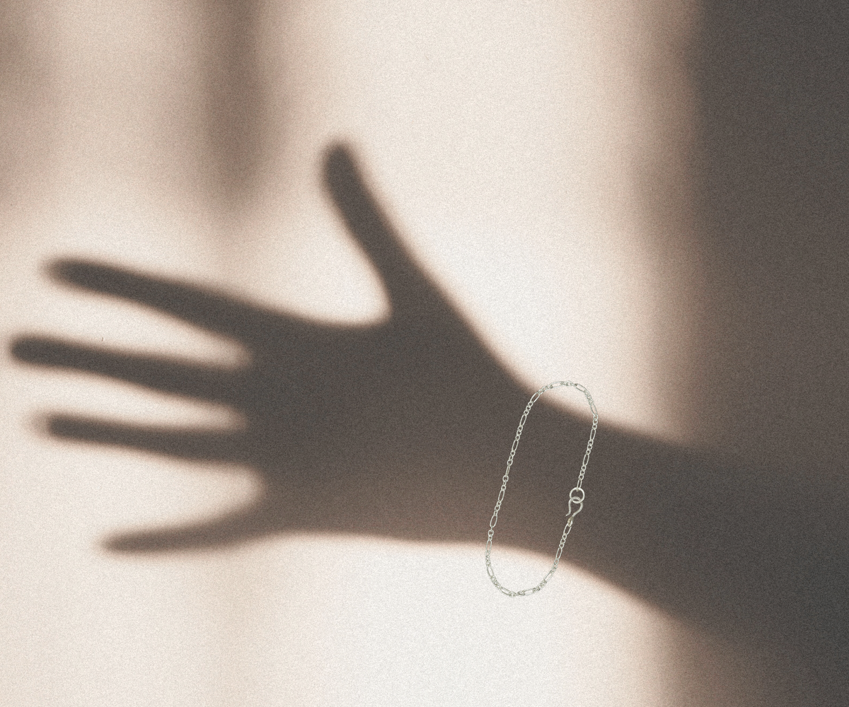 Oval Figaro Silver Chain Bracelet