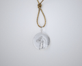 Horse Medallion Silver Charm